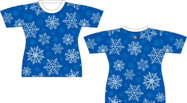 Snowflake Christmas Sublimated Shirt