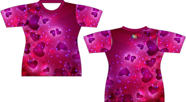 Space Hearts Sublimated Shirt