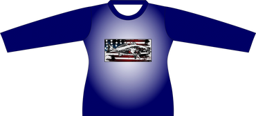 USA Redfish Long-sleeved Sublimated Jersey