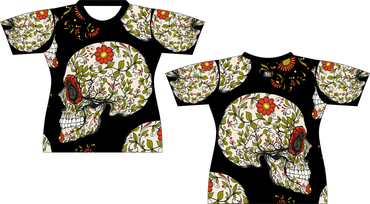 Vines Skull Sports Shirt