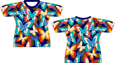 Vintage Butterfly Sublimated Shirt