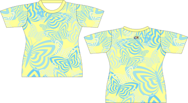 Wavy Butterfly Sublimated Shirt