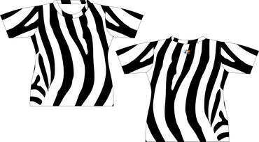 Zebra Print Sublimated Shirt