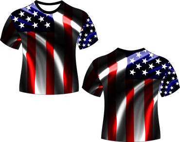 American Dark Shadow Flag Sublimated Shirt