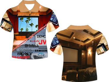 Audio Video Sublimated Polo Shirt