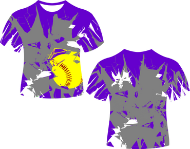Ball Purple Glass Fastpitch Softball Jersey