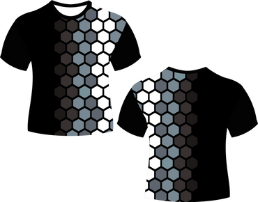 Black Honeycomb Sublimated Soccer Jersey