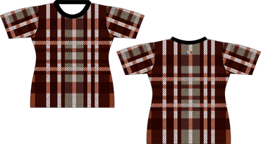 Checkered Knitted Plaid Sublimated Shirt