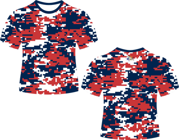 Digital Camo Pool Billiard Sublimated Shirt