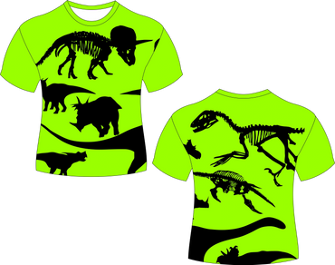 Dinosaurs Kids Sublimated Shirt