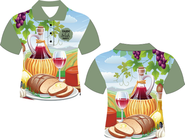 Farm Fresh Sublimated Polo Shirt