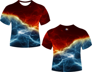 Fire and Ice Abstract Shirt
