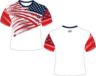 Flag Top Patriotic Flag Sublimation Shirt