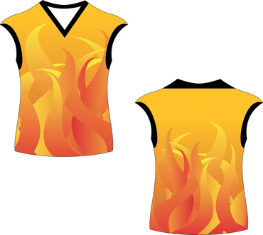 Flames Sublimated Volleyball Jersey