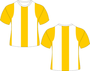 Gold Stripes Sublimated Soccer Jersey