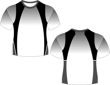 Gray Black Panel Sublimated Fastpitch Jersey