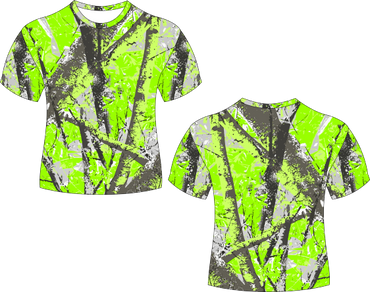 Green Camo Pool Billiard Sublimated Shirt