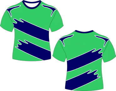 Green Swoosh Sublimated Soccer Jersey