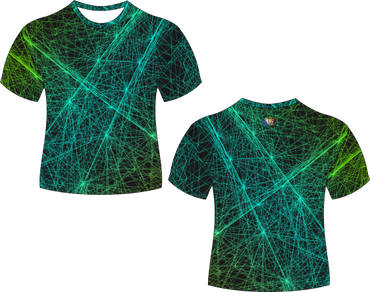 Line Green Abstract Shirt
