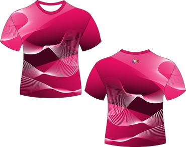 Pink Swirls Abstract Shirt