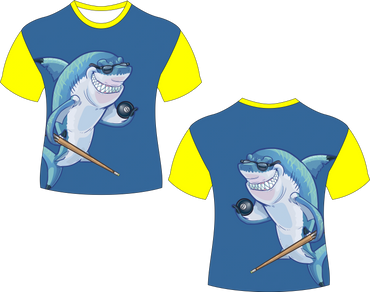 Shark Pool Billiard Sublimated Shirt