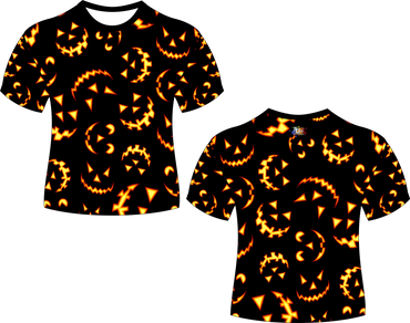 Pumpkin Black Sublimated Shirt