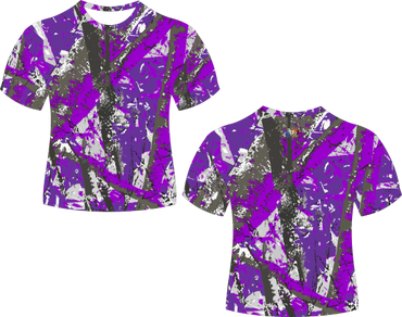 Purple Camo Sublimated Fastpitch Jersey
