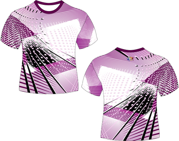 Purple Line Abstract Shirt