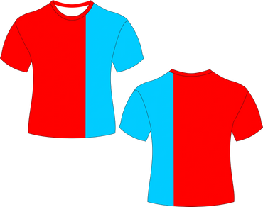 Red Blue Sublimated Soccer Jersey