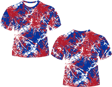 RWB Paint Splatter Sublimated Shirt