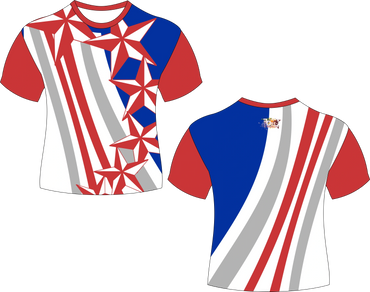 RWB Stars Sublimated Fastpitch Softball Jersey