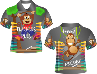 Teacher Sublimated Polo Shirt