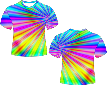 Rays Tie Dye Sublimated Shirts