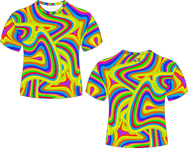 Swiggle Tie Dye Sublimated Shirts