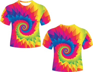 Wave Tie Dye Sublimated Shirts