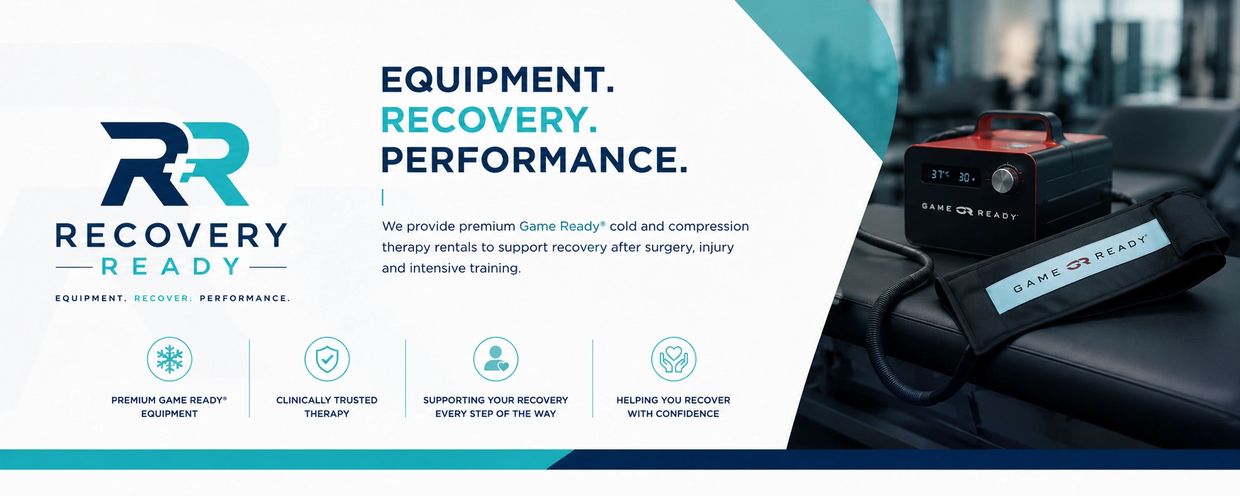Recovery Ready offers premium Game Ready cold and compression therapy equipment for surgery and injury recovery.