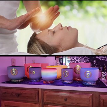 Reiki energy with sound therapy
