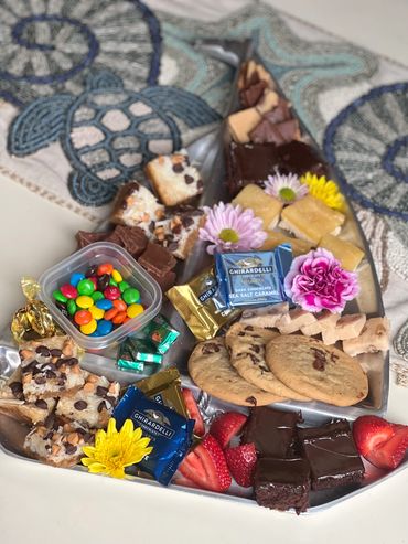 dessert platter catering on Martha's Vineyard during a sailing charter