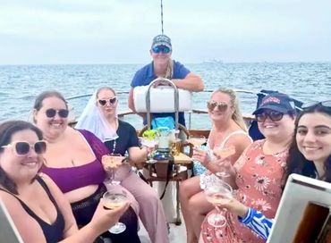 Martha's Vineyard weddings; Martha's Vineyard bachelorette sail