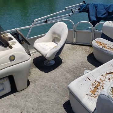 boat restoration before