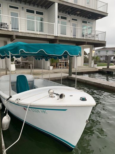 used electric pontoon boat for sale
