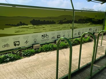 powerPARK safe outdoor solar ebike charging bike shelter, safe electric bike charging, bike shed