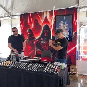 Star Wars fans and creators at Gotham central summer bash
