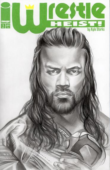 orignal comic art sold! sketch cover art by portrait artist, comic artist Jessica archer artworks