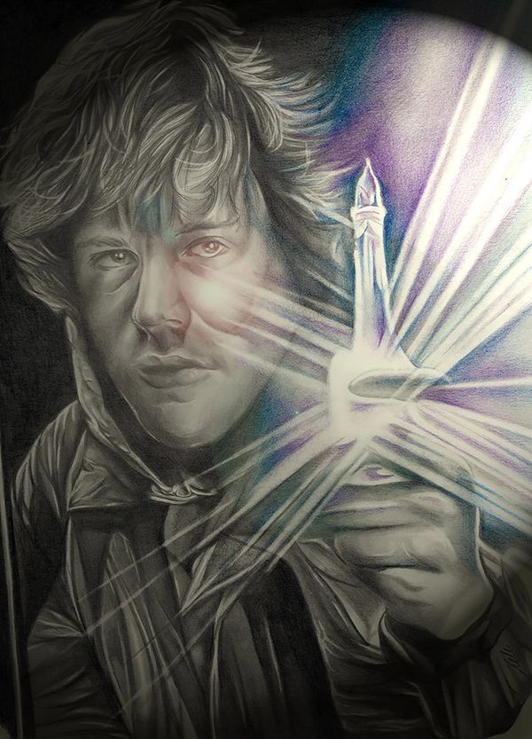 new portrait art for the new lord of the rings comic book featuring comic art by Jessica archer