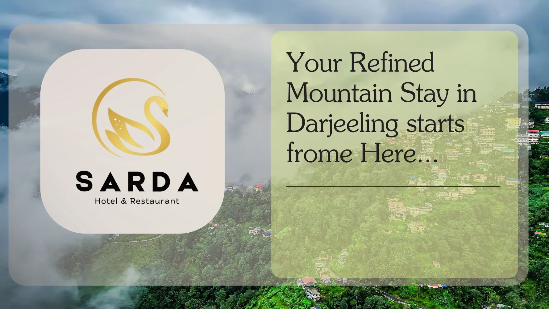 Sarda Hotel & Restaurant offers a refined mountain stay in Darjeeling.