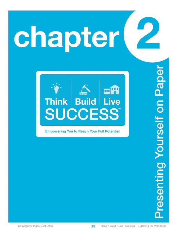 Career Readiness Training and Presenting Yourself on Paper