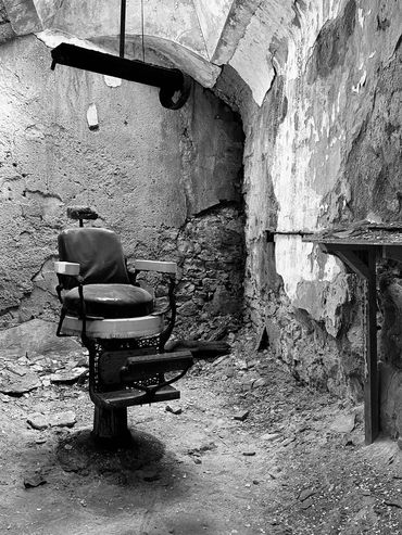 #East Pen Sate prisoners cell with chair