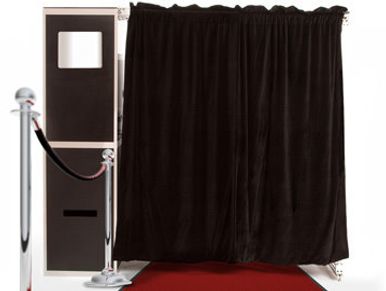 Curtained Photo Booth 