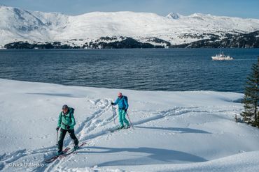 Skiing in Prince Willium Sound